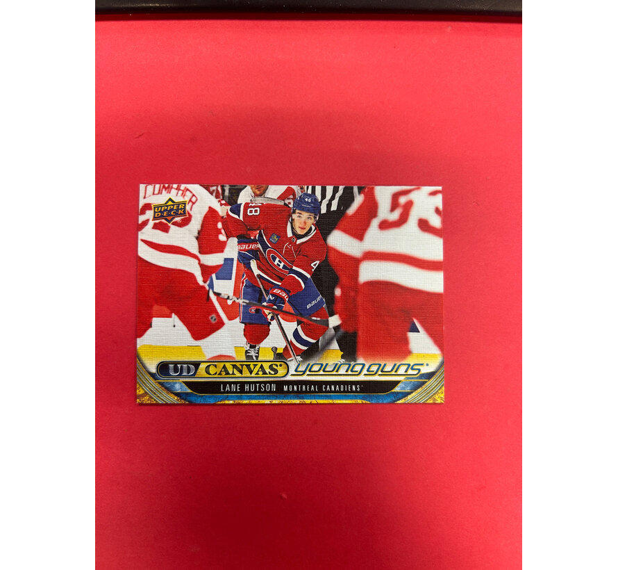 2024-25 UPPER DECK SERIES 1 LANE HUTSON YOUNG GUNS CANVAS