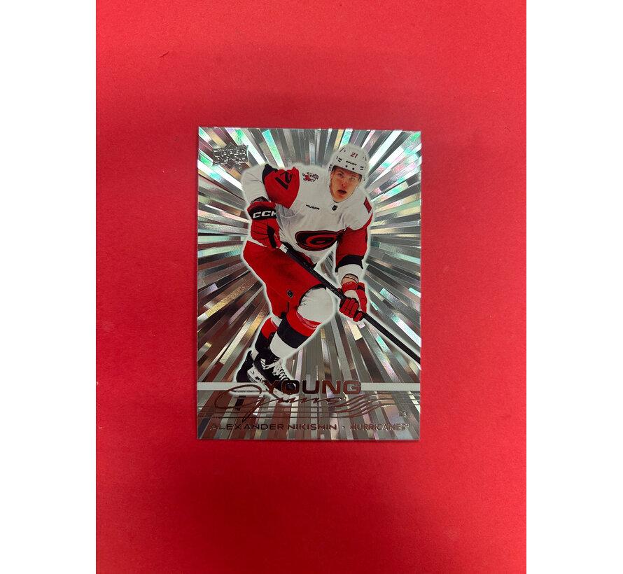 2025-26 UPPER DECK SERIES 2 ALEXANDER NIKISHIN YOUNG GUNS OUTBURST