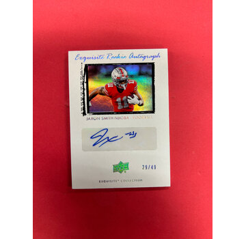 UPPER DECK 2023 GOODWIN CHAMPIONS JAXSON SMITH-NJIGBA EXQUISITE ROOKIE AUTO /49