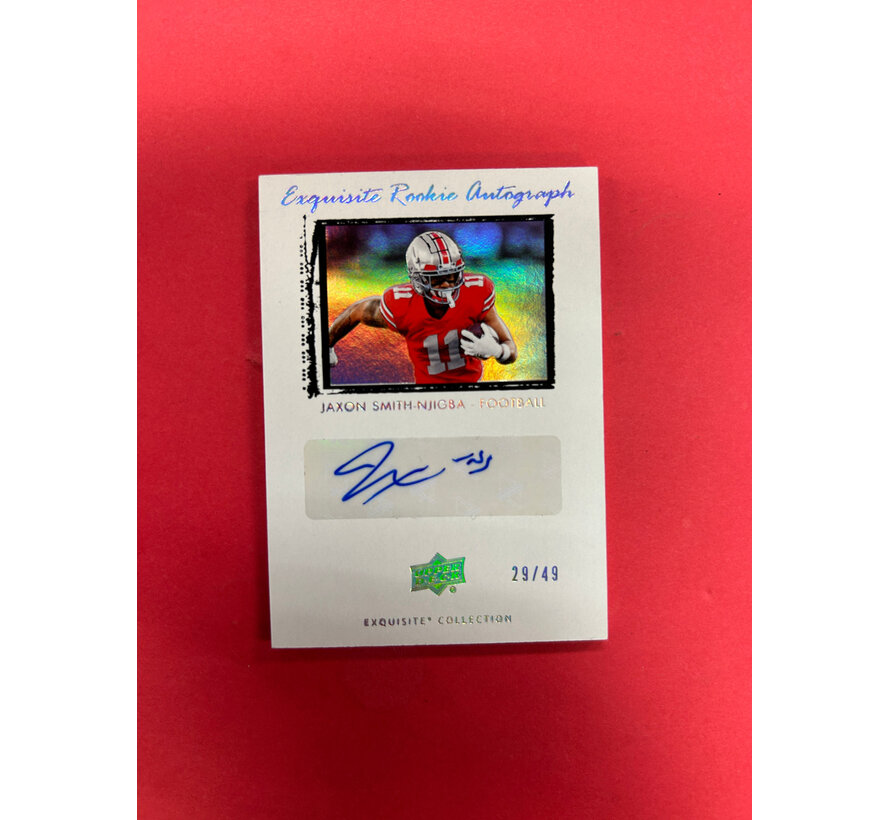 2023 GOODWIN CHAMPIONS JAXSON SMITH-NJIGBA EXQUISITE ROOKIE AUTO /49