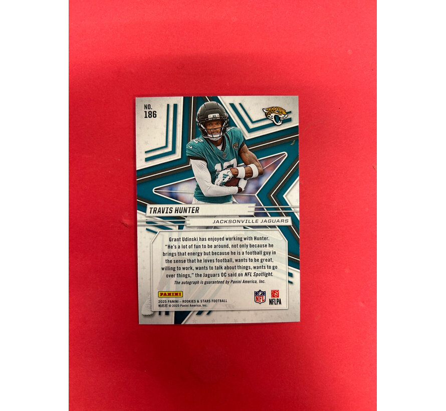 2025 PANINI ROOKIE AND STARS TRAVIS HUNTER ROOKIE AUTOGRAPH