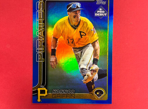 TOPPS 2025 TOPPS MINOR LEAGUE KONNOR GRIFFIN BLUE /150