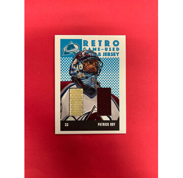 IN THE GAME 2003 IN THE GAME PARKHURST PATRICK ROY RETRO GAME USED JERSEY STICK