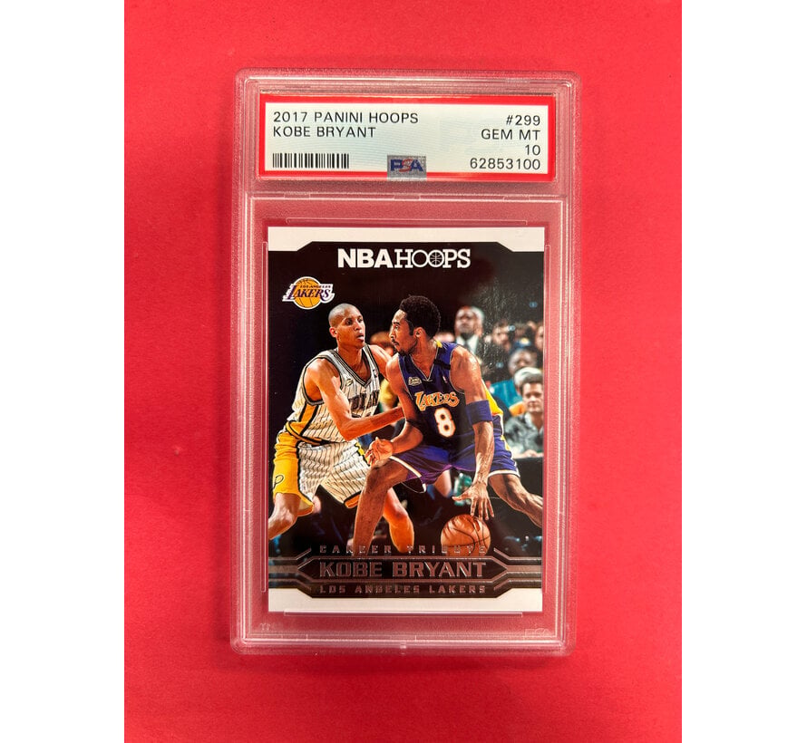 2017 PANINI HOOPS KOBE BRYANT TRIBUTE PSA GRADED 10