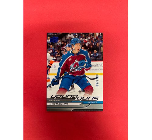 UPPER DECK 2024-25 UPPER DECK SERIES 2 CALUM RITCHIE YOUNG GUNS DELUXE /250