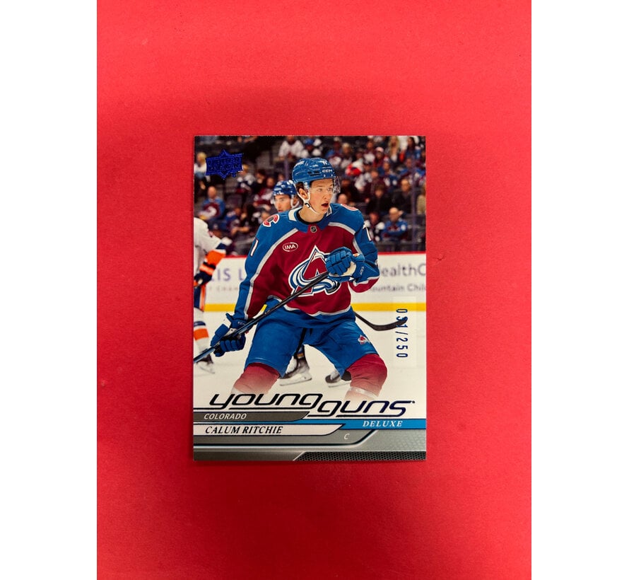 2024-25 UPPER DECK SERIES 2 CALUM RITCHIE YOUNG GUNS DELUXE /250