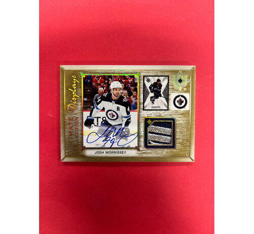 UPPER DECK 2021-22 UPPER DECK ULTIMATE COLLECTION JOSH MORRISSEY DISPLAYS PATCH AUTO /35