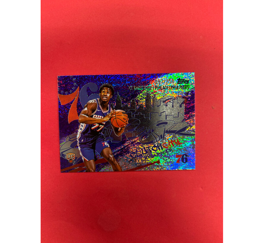 2025 TOPPS VJ EDGECOMBE CLUTCH CITY PURPLE FOIL /250