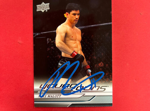 UPPER DECK 2025 UPPER DECK GOODWIN CHAMPIONS MIKE MALOTT YOUNG GUNS AUTOGRAPHED