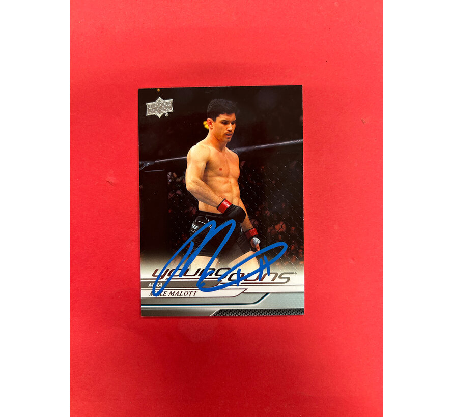 2025 UPPER DECK GOODWIN CHAMPIONS MIKE MALOTT YOUNG GUNS AUTOGRAPHED