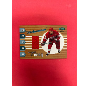 PARKHURST 2003 PARKHURST RETRO STEVE YZERMAN NICKNAMES JERSEY