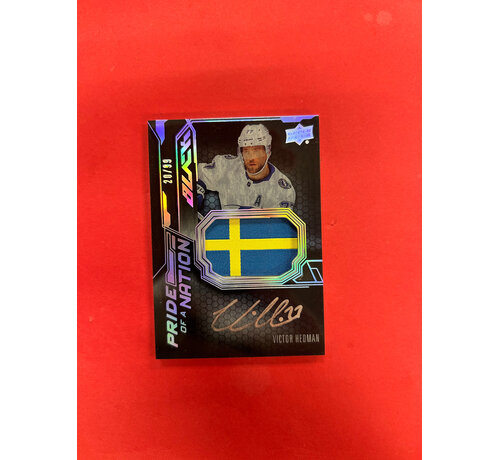 UPPER DECK 2022-23 UPPER DECK SPX VICTOR HEDMAN PRIDE OF THE NATION