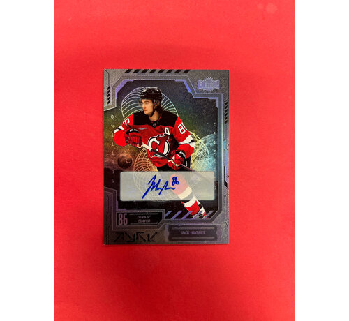 UPPER DECK 2025-26 UPPER DECK METAL UNIVERSE JACK HUGHES AUTOGRAPH