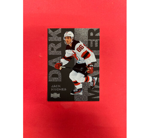 UPPER DECK 2025-26 SKYBOX METAL UNIVERSE JACK HUGHES DARK MATTER SP