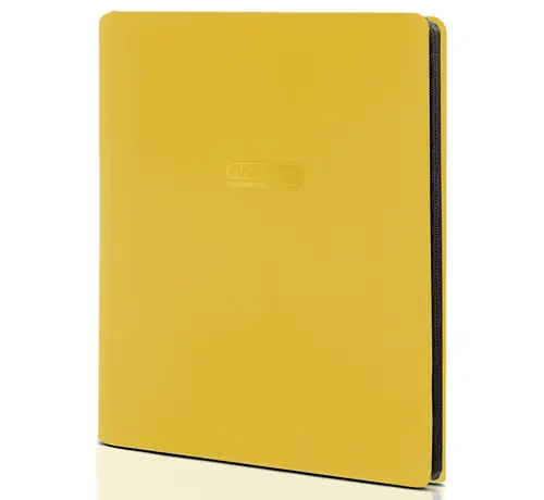 EVORETRO EVORETRO 9-POCKET ZIP-UP TRADING CARD ZIPPER BINDER FOR 360 CARDS YELLOW