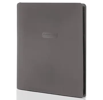 EVORETRO EVORETRO 9-POCKET ZIP-UP TRADING CARD ZIPPER BINDER FOR 360 CARDS GRAY