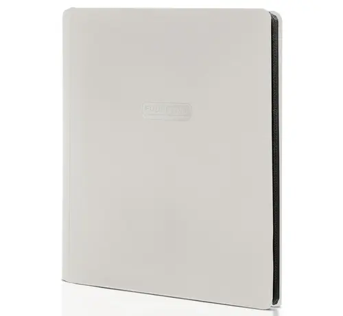 EVORETRO EVORETRO 9-POCKET ZIP-UP TRADING CARD ZIPPER BINDER FOR 360 CARDS WHITE