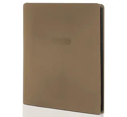 EVORETRO EVORETRO 9-POCKET ZIP-UP TRADING CARD ZIPPER BINDER FOR 360 CARDS BROWN