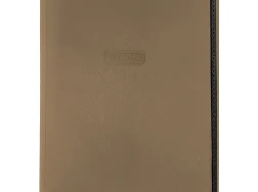 EVORETRO EVORETRO 9-POCKET ZIP-UP TRADING CARD ZIPPER BINDER FOR 360 CARDS BROWN