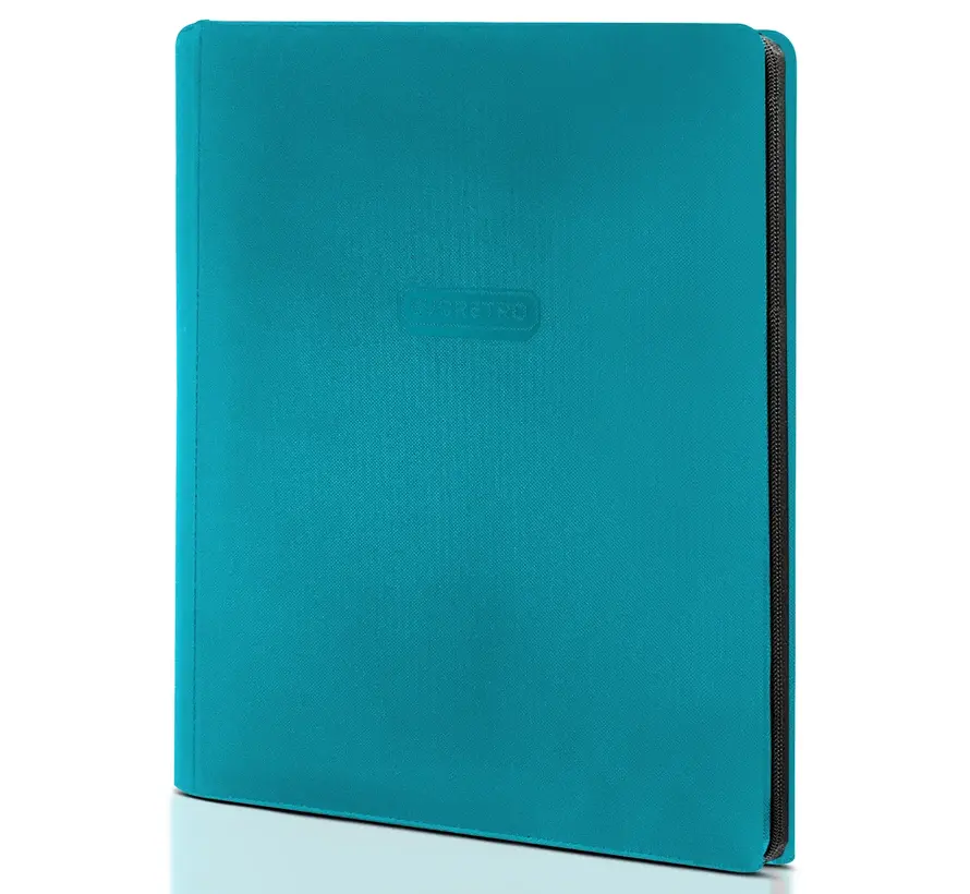 EVORETRO 9-POCKET ZIP-UP TRADING CARD ZIPPER BINDER FOR 360 CARDS BLUE
