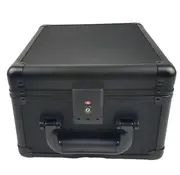 EVORETRO EVORETRO ALUMINUM GRADED CARD STORAGE BOX, TSA LOCK BLACK 2 ROW