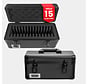 EVORETRO ALUMINUM GRADED CARD STORAGE CASE 15-SLOT BLACK