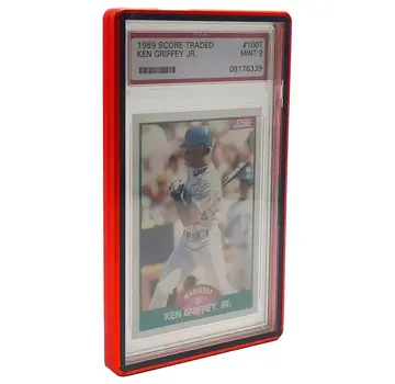 EVORETRO EVORETRO MAGNETIC CASE BUMPER FOR PSA SLAB GRADED CARD PACK OF 1 RED