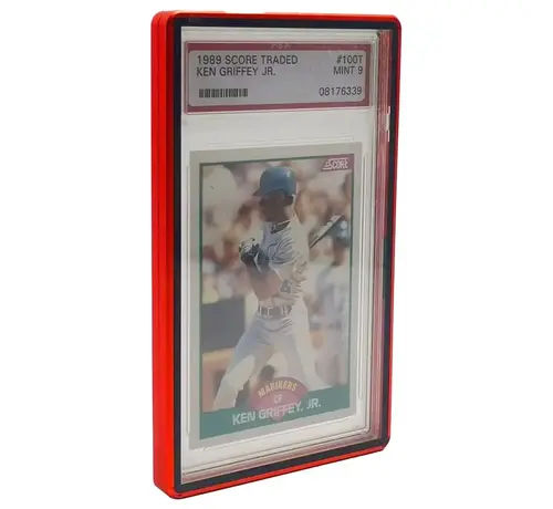 EVORETRO EVORETRO MAGNETIC CASE BUMPER FOR PSA SLAB GRADED CARD PACK OF 1 RED