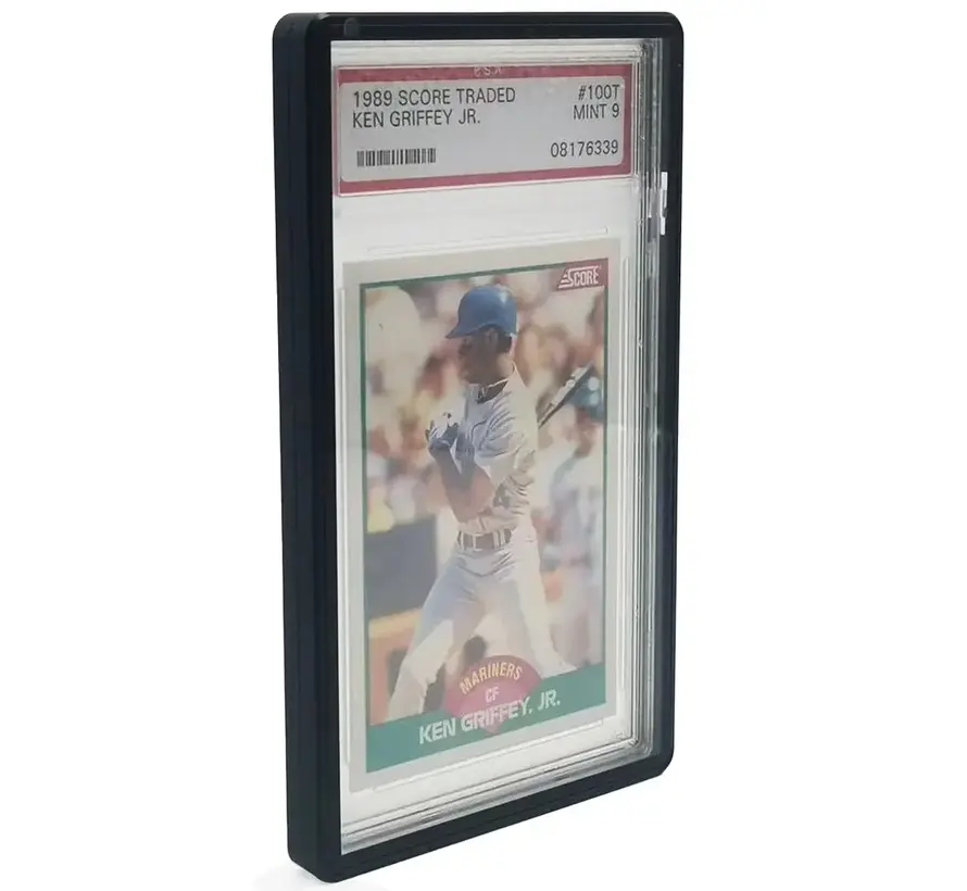 EVORETRO MAGNETIC CASE BUMPER FOR PSA SLAB GRADED CARD PACK OF 1 BLACK