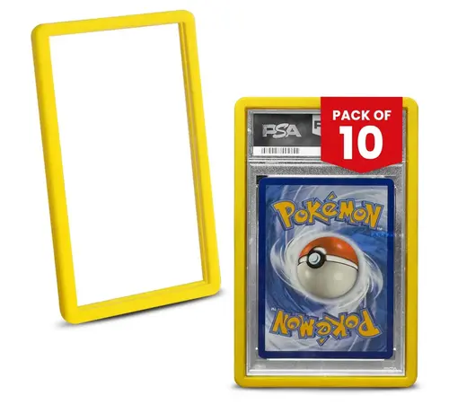 EVORETRO EVORETRO BUMPER GRADED SLAB PROTECTOR FOR PSA YELLOW PACK OF 10
