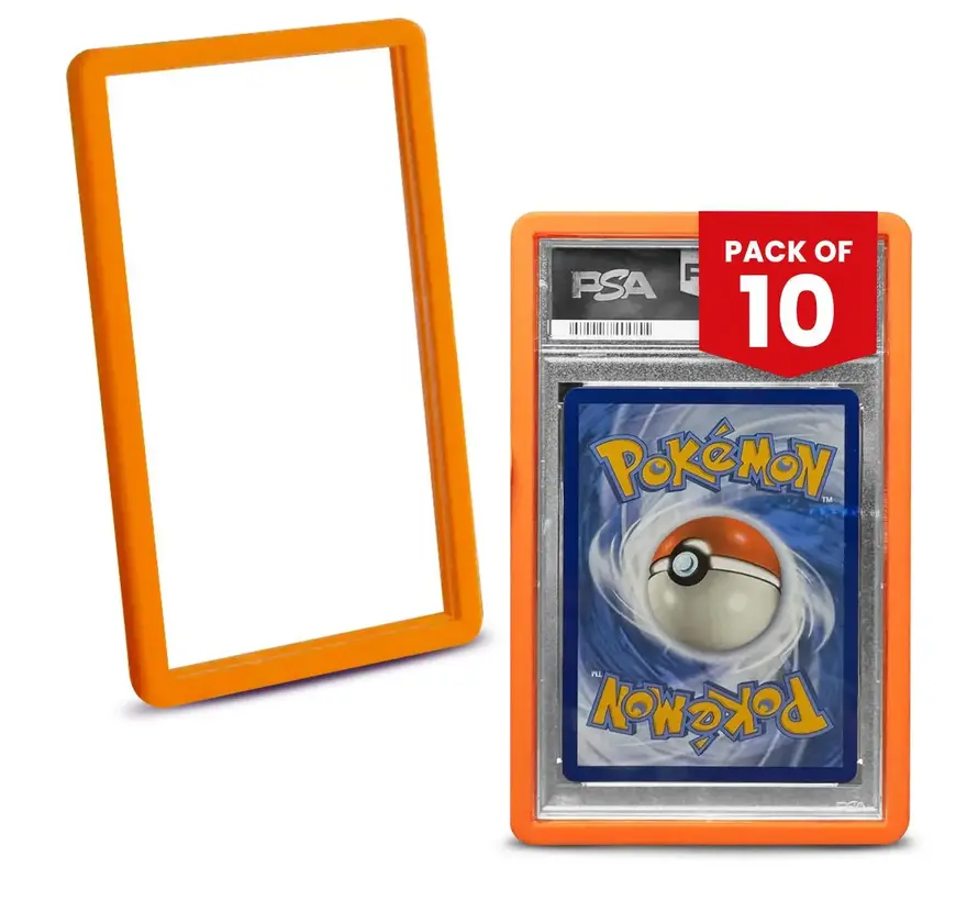 EVORETRO BUMPER GRADED SLAB PROTECTOR FOR PSA ORANGE PACK OF 1