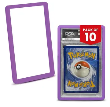 EVORETRO EVORETRO BUMPER GRADED SLAB PROTECTOR FOR PSA PURPLE PACK OF 10