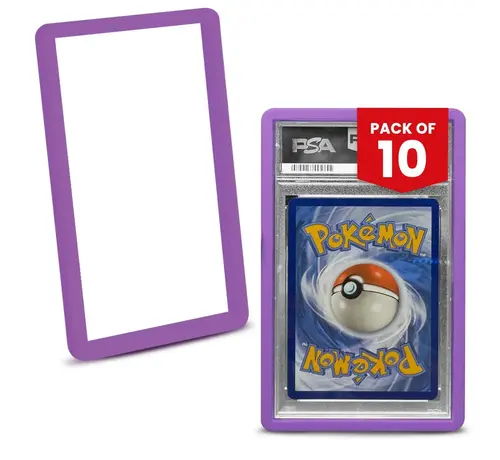 EVORETRO EVORETRO BUMPER GRADED SLAB PROTECTOR FOR PSA PURPLE PACK OF 10