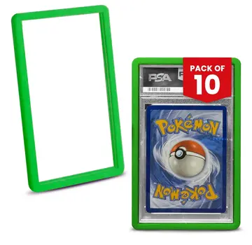 EVORETRO EVORETRO BUMPER GRADED SLAB PROTECTOR FOR PSA GREEN PACK OF 10