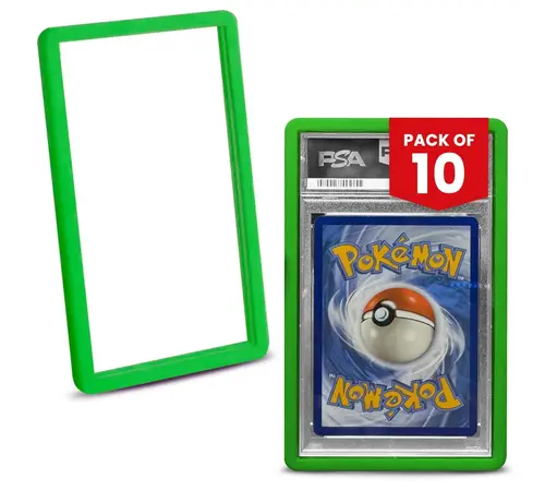 EVORETRO EVORETRO BUMPER GRADED SLAB PROTECTOR FOR PSA GREEN PACK OF 10