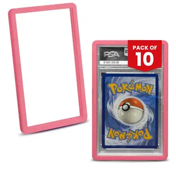 EVORETRO EVORETRO BUMPER GRADED SLAB PROTECTOR FOR PSA PINK PACK OF 10