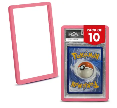 EVORETRO EVORETRO BUMPER GRADED SLAB PROTECTOR FOR PSA PINK PACK OF 10