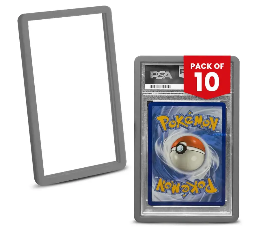 EVORETRO BUMPER GRADED SLAB PROTECTOR FOR PSA GRAY PACK OF 10