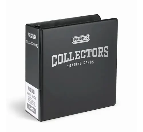 EVORETRO EVORETRO 3-INCH TRADING CARD RING BINDER | COLLECTOR ALBUM BLACK