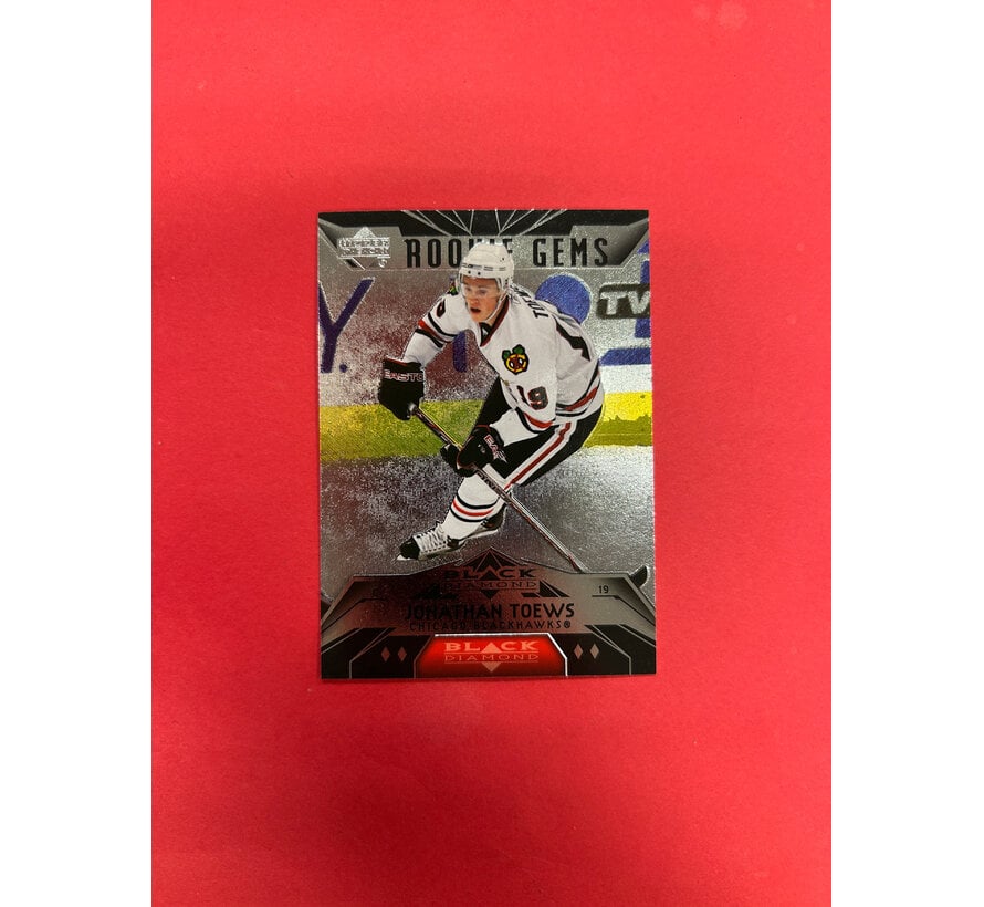 2007-08 UPPER DECK BLACK DIAMOND JONATHAN TOEWS ROOKIE GEMS