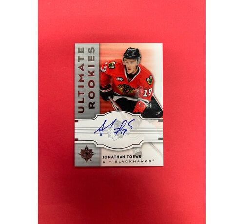 UPPER DECK 2007-08 UPPER DECK ULTIMATE JONATHAN TOEWS ROOKIE AUTO /99