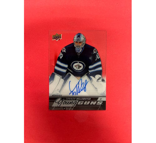 UPPER DECK 2018-19 UPPER DECK CONNOR HELLEBUYCK CLEAR CUT YOUNG GUNS AUTOGRAPH