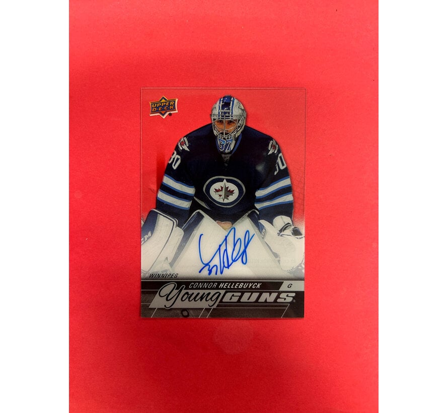 2018-19 UPPER DECK CONNOR HELLEBUYCK CLEAR CUT YOUNG GUNS AUTOGRAPH