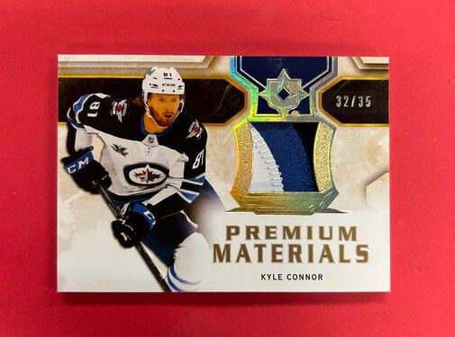 UPPER DECK 2020-21 UPPER DECK ULTIMATE KYLE CONNOR PREMIUM MATERIALS /35