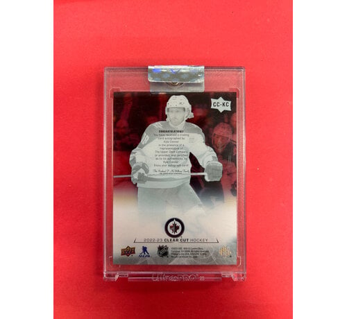 UPPER DECK 2022-23 UPPER DECK CLEAR CUT KYLE CONNOR AUTOGRAPH