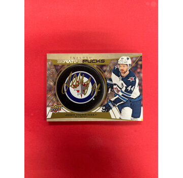 UPPER DECK 2020-21 UPPER DCK TRILOGY JOSH MORRISSEY  SIGNATURE PUCKS GOLD /24
