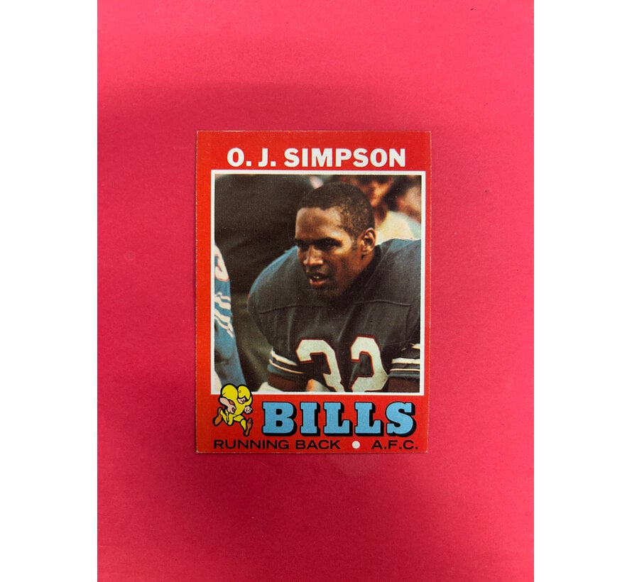 1971 TOPPS O.J SIMPSON #260