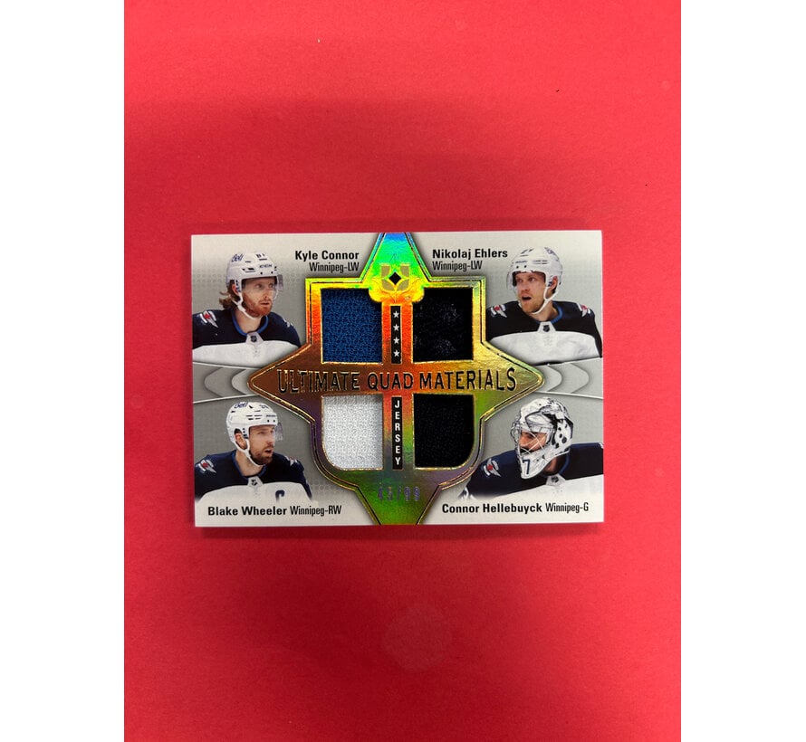 2022-23 UPPER DECK ULTIMATE QUAD MATERIALS JETS /99
