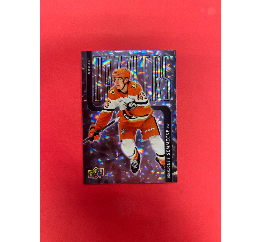 2025-26 UPPER DECK SERIES 2 BECKETT SENNECKE HOLIDAY DAZZLERS