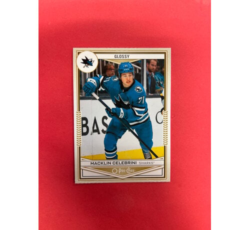 UPPER DECK 2024-25 UPPER DECK SERIES 2 MACKLIN CELEBRINI GLOSSY ROOKIE GOLD
